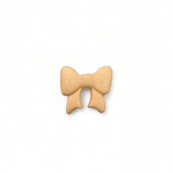Wood Carved Decorative Bow 2cm. X 1.8cm.