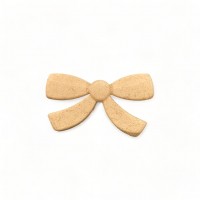 Wood Carved Decorative Bow 5cm. X 2.9cm