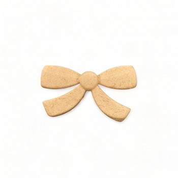 Wood Carved Decorative Bow 5cm. X 2.9cm