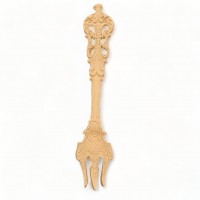 Wood Carved Decorative Fork 24cm. X 5cm.