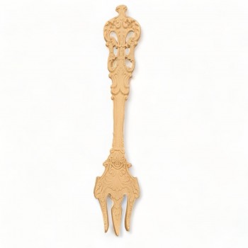 Wood Carved Decorative Fork 24cm. X 5cm.