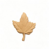 Wood Carved Decorative Leaf 3.5cm. X 4cm.