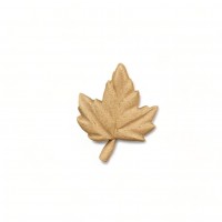 Wood Carved Decorative Leaf 2.5cm. X 3cm.