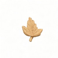 Wood Carved Decorative Leaf 2.5cm. X 1.7cm.