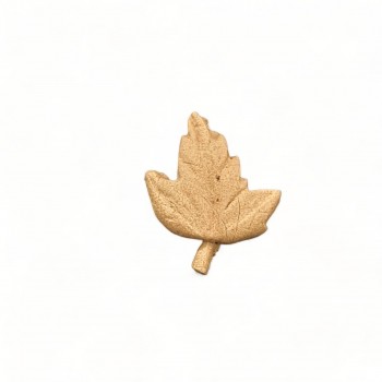 Wood Carved Decorative Leaf 2.5cm. X 1.7cm.