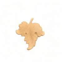 Wood Carved Decorative Leaf 4.3cm. X 4.3cm.