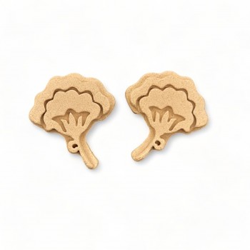 Wood Carving Decorative Set of 2 Pieces 3cm. X 1cm.