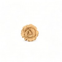 Wood Carved Decorative Flower Rose 1cm. X 1cm.