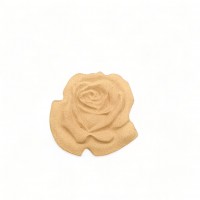 Wood Carved Decorative Flower 5cm. X 5cm.
