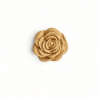 Wood Carved Decorative Rose 1cm. X 1cm.