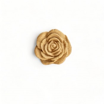 Wood Carved Decorative Rose 1cm. X 1cm.