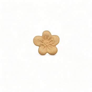 Wood Carved Decorative Flower 3cm. X 3cm.