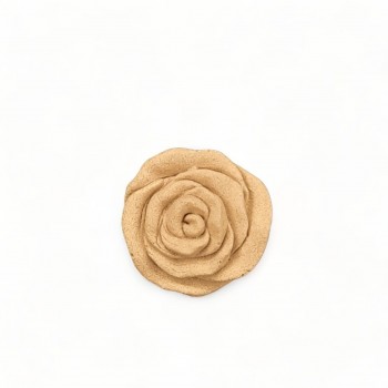 Wood Carved Decorative Rose 3cm.X 3cm.