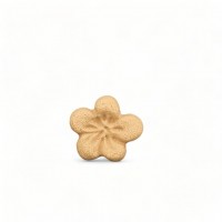 Wood Carved Decorative Flower 1.9cm. X 1.9cm.
