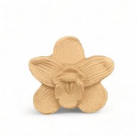 Wood Carved Decorative Flower 5cm. X 4.5cm.