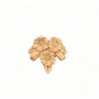 Wood Carved Decorative Flower Garland 3.5cm. X 3cm.