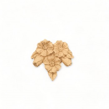 Wood Carved Decorative Flower Garland 3.5cm. X 3cm.