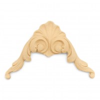 Wood Carving Decorative Corner 14cm. X 10.5cm.