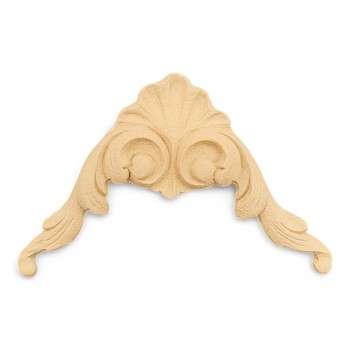 Wood Carving Decorative Corner 14cm. X 10.5cm.