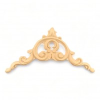 Wood Carving Decorative Corner 22.5cm. X 6cm.