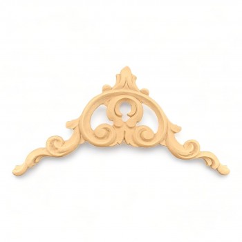 Wood Carving Decorative Corner 22.5cm. X 6cm.