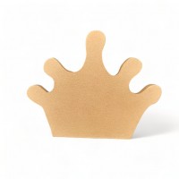 Wood Carved Decorative Crown 8.5cm. X 10cm.