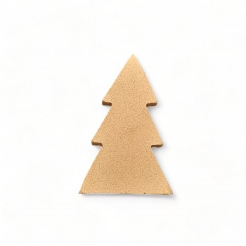 Wood Carved Decorative Christmas Tree 6cm. X 4cm.