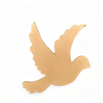 Wood Carved Decorative Pigeon 13cm. X 10.5cm