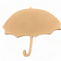 Wood Carved Decorative Umbrella 12cm. X 13.5cm.