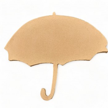 Wood Carved Decorative Umbrella 12cm. X 13.5cm.