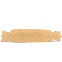Wood Carved Decorative Sweet Candy 10.5cm. X 2.3cm.