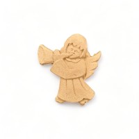 Wood Carving Decorative Little Angel 5cm. X 4.4cm.