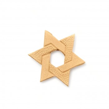Wood Carved Decorative Star 4.5cm. X 4.5cm.