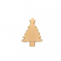 Wood Carved Decorative Christmas Tree 3cm. X 2cm.