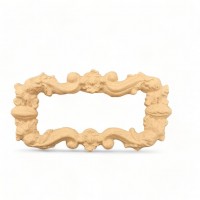 Wood Carving Decorative Frame Parallel 7.6cm. X 3.9cm