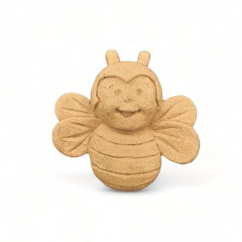 Wood Carving Decorative Bee 3.7cm. X 3.5cm.