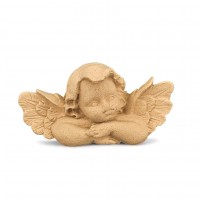 Wood Carving Decorative Little Angel 7cm. X 3.7cm.