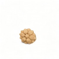 Wood Carved Decorative Flower Rosette 2cm. X 2cm.