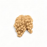 Wood Carved Decorative Grape 4.2cm. X 6.1cm