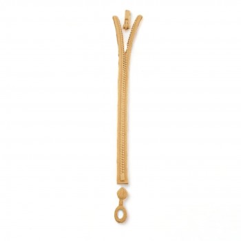 Wood Carved Decorative Zipper Set of 3 Pieces 14.5cm. X 2cm.