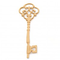 Wood Carving Decorative Key 23.6cm. X 8.7cm.