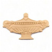 Wood carving Amphora 11cm. X 18.5cm.