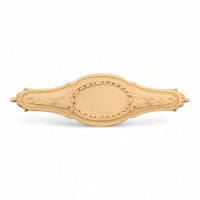 Wood Carving Decorative Sign 11cm. X 3cm