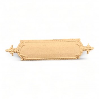 Wood Carved Decorative Sign 11.5cm. X 2.6cm.