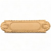 Wood Carved Decorative Sign 11.5cm. X 2.9cm