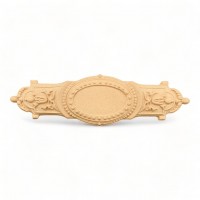 Wood Carving Decorative Sign 11cm. X 3.2cm.