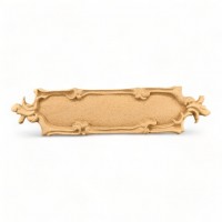 Wood Carving Decorative Sign 11cm. X 2.6cm.