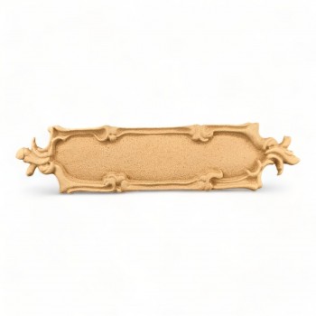 Wood Carving Decorative Sign 11cm. X 2.6cm.