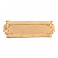 Wood Carving Decorative Sign 11cm. X 3.5cm.