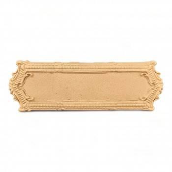 Wood Carving Decorative Sign 11cm. X 3.5cm.